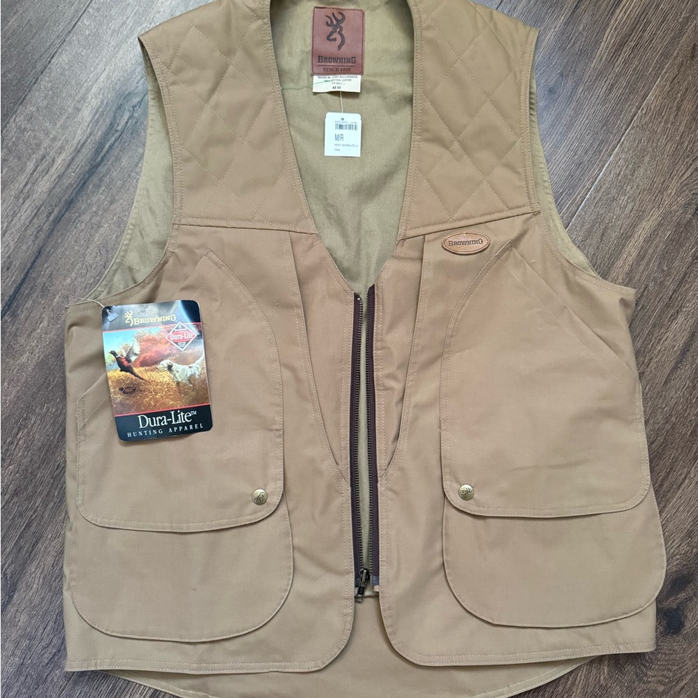 Browning Men's Hunting Vest Upland Vest 2 - Brown